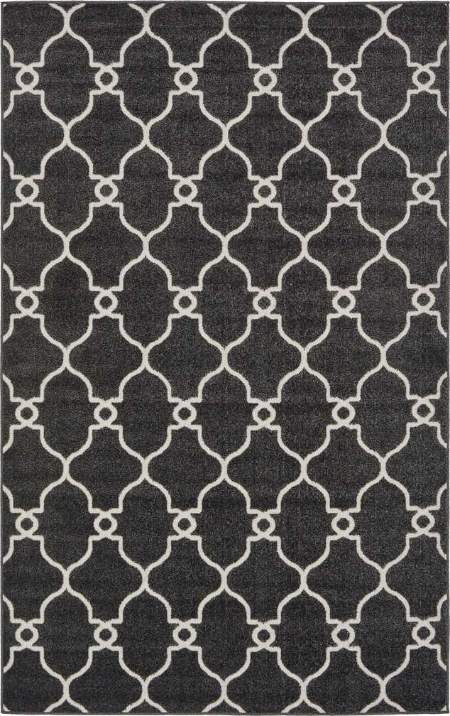 5' x 8' Easy-Clean Trellis Indoor / Outdoor Rug