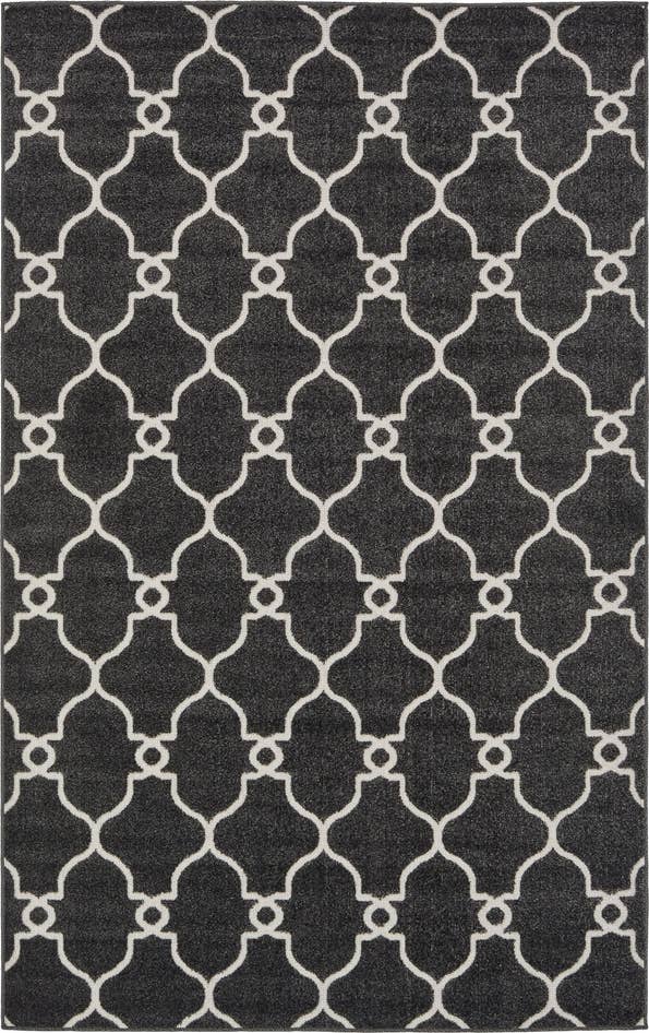 Detail image of 5' x 8' Easy-Clean Trellis Indoor / Outdoor Rug