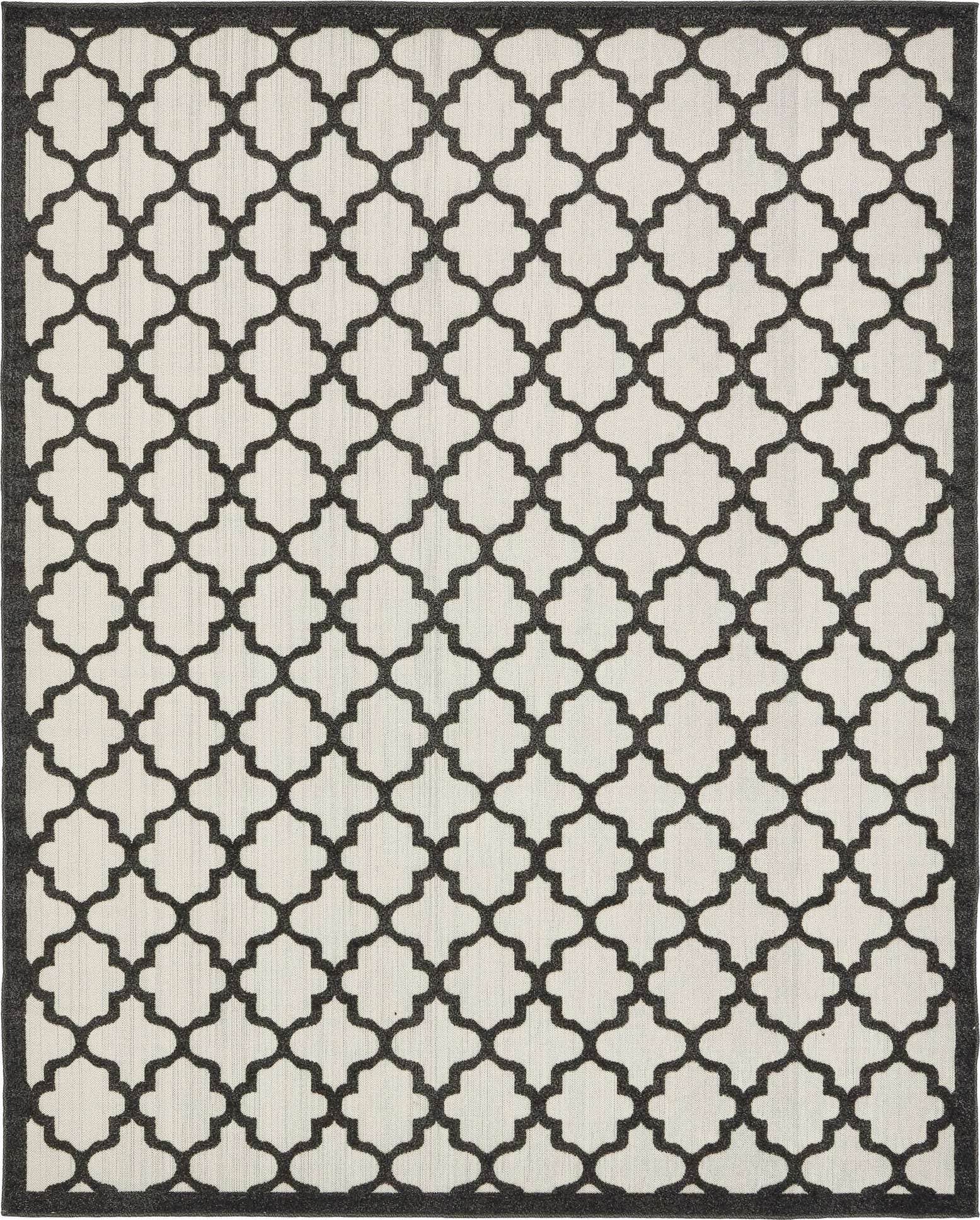 8' x 10' Easy-Clean Trellis Indoor / Outdoor Rug