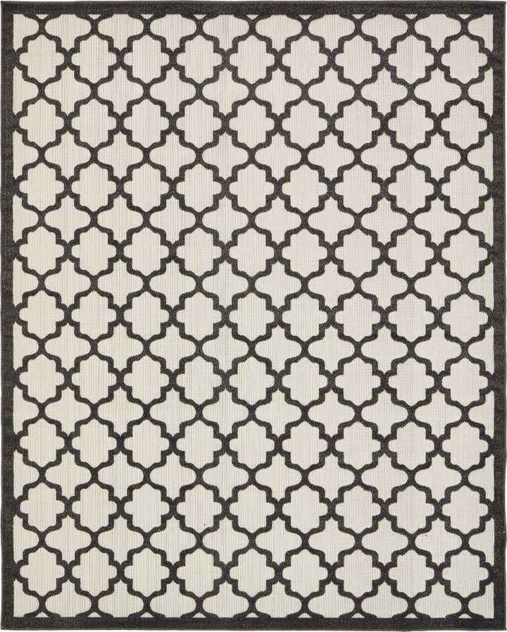 8' x 10' Easy-Clean Trellis Indoor / Outdoor Rug