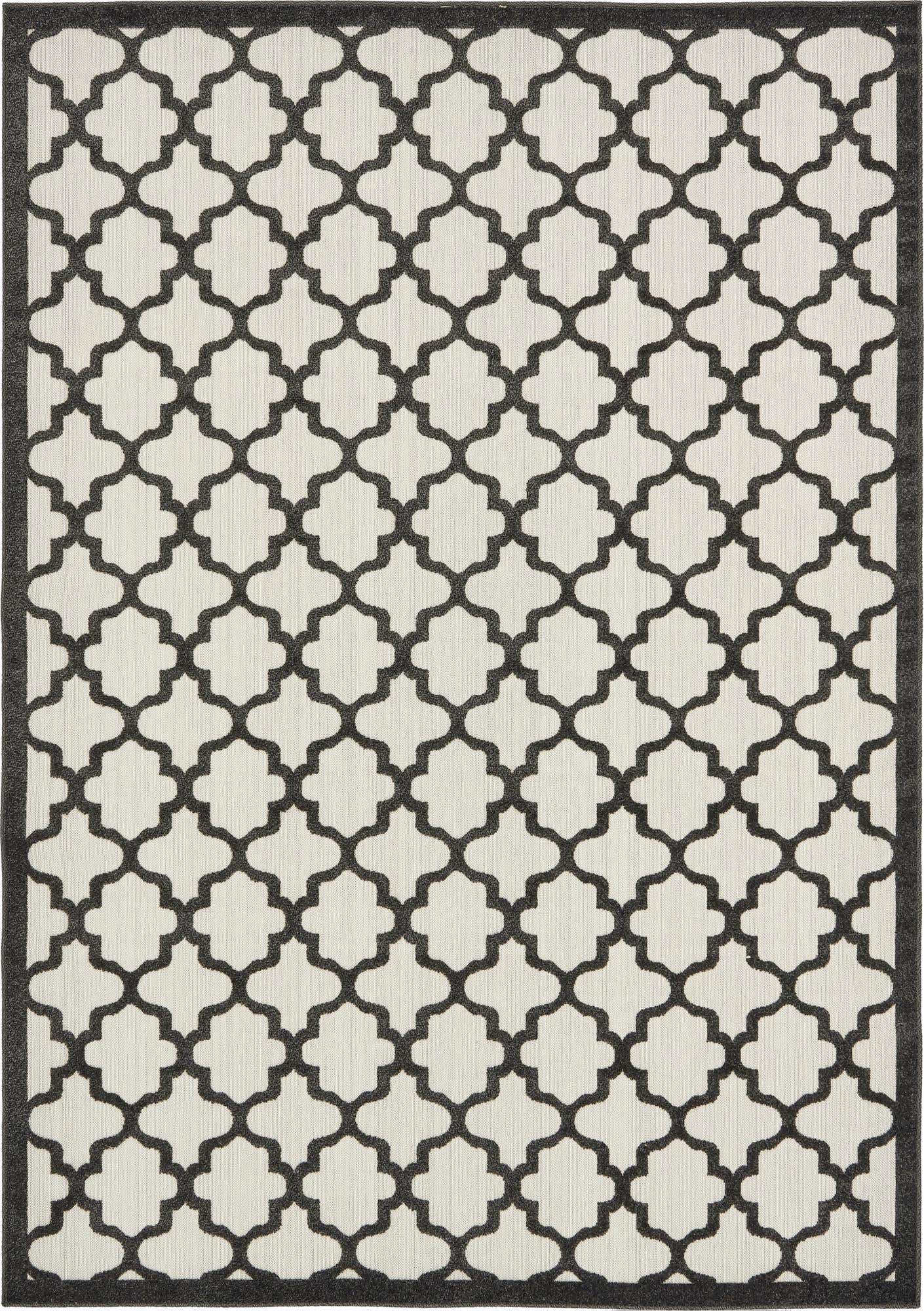 7' x 10' Easy-Clean Trellis Indoor / Outdoor Rug