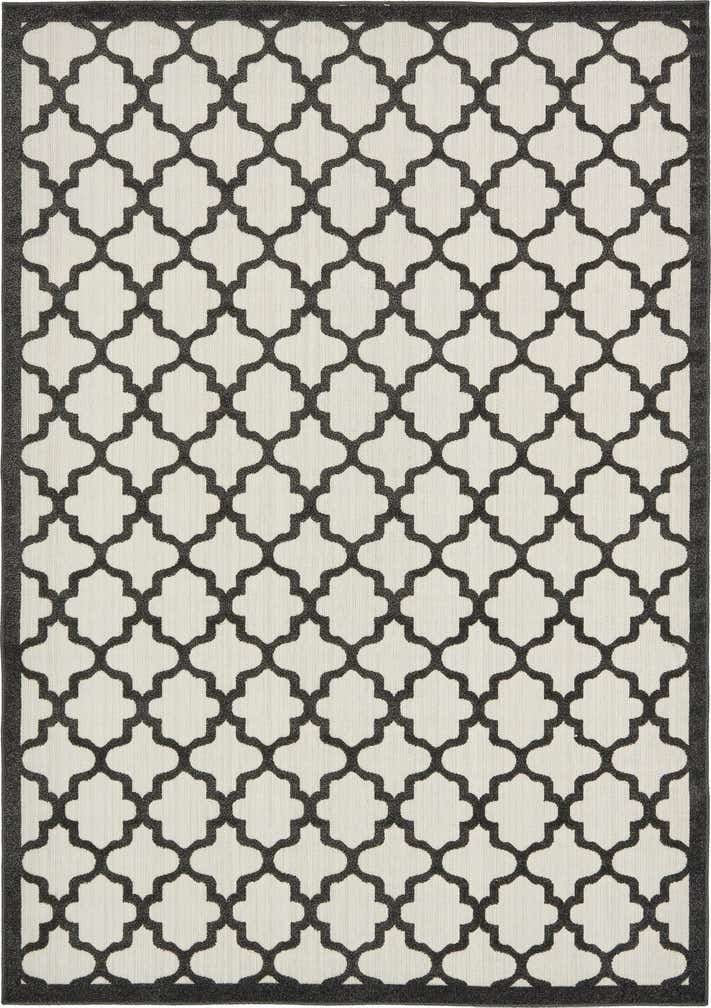 7' x 10' Easy-Clean Trellis Indoor / Outdoor Rug
