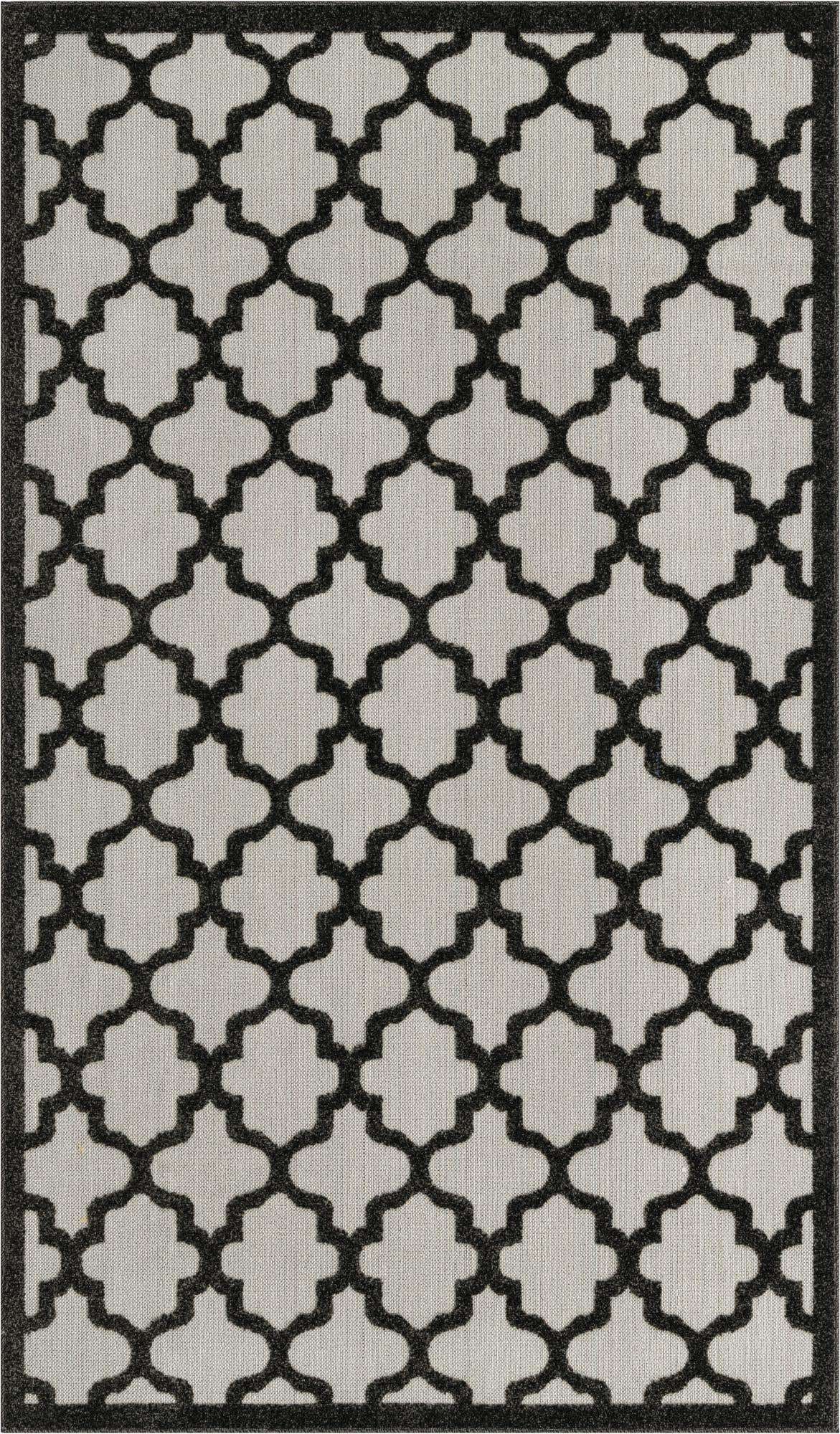5' x 8' Easy-Clean Trellis Indoor / Outdoor Rug