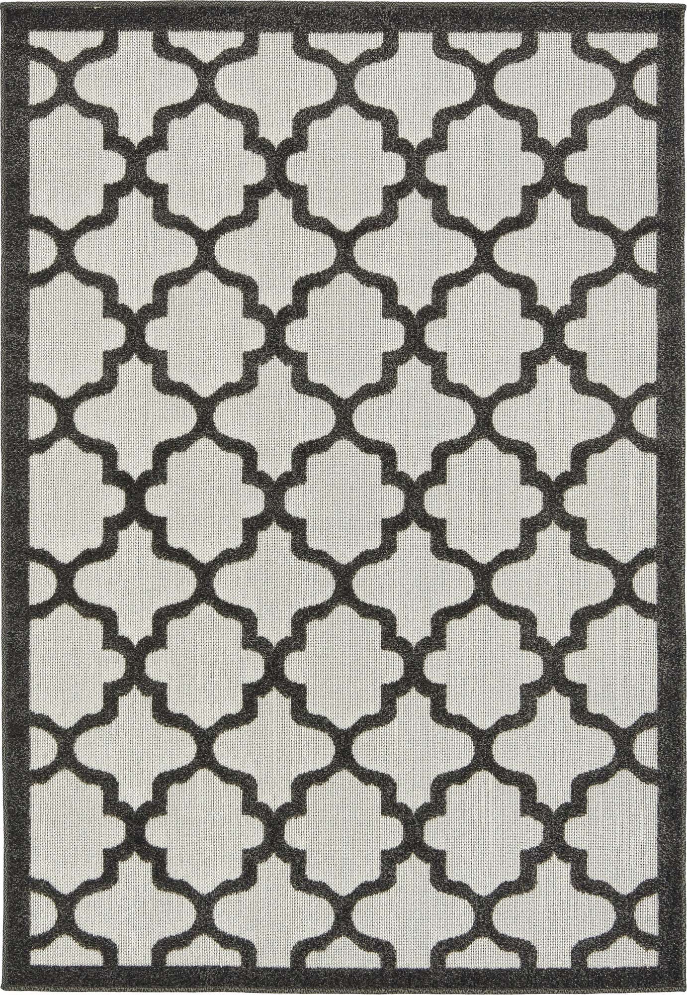 4' x 6' Easy-Clean Trellis Indoor / Outdoor Rug