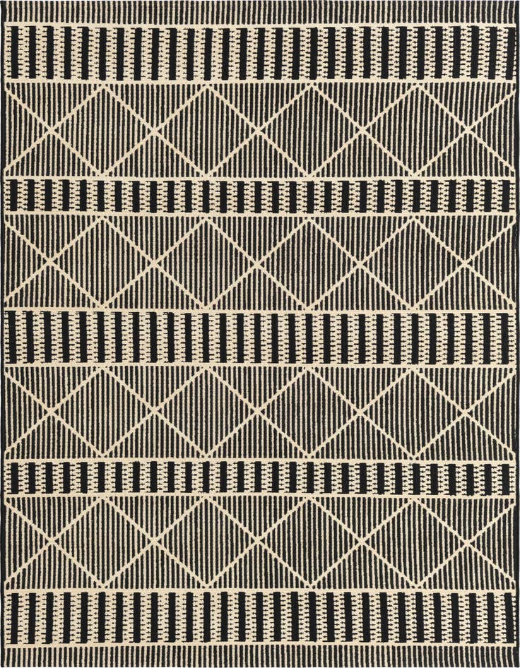 Detail image of 5' 3 x 8' Easy-Clean Trellis Indoor / Outdoor Rug