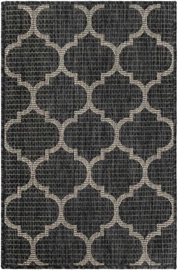 Detail image of 2' x 3' 1 Easy-Clean Trellis Indoor / Outdoor Rug