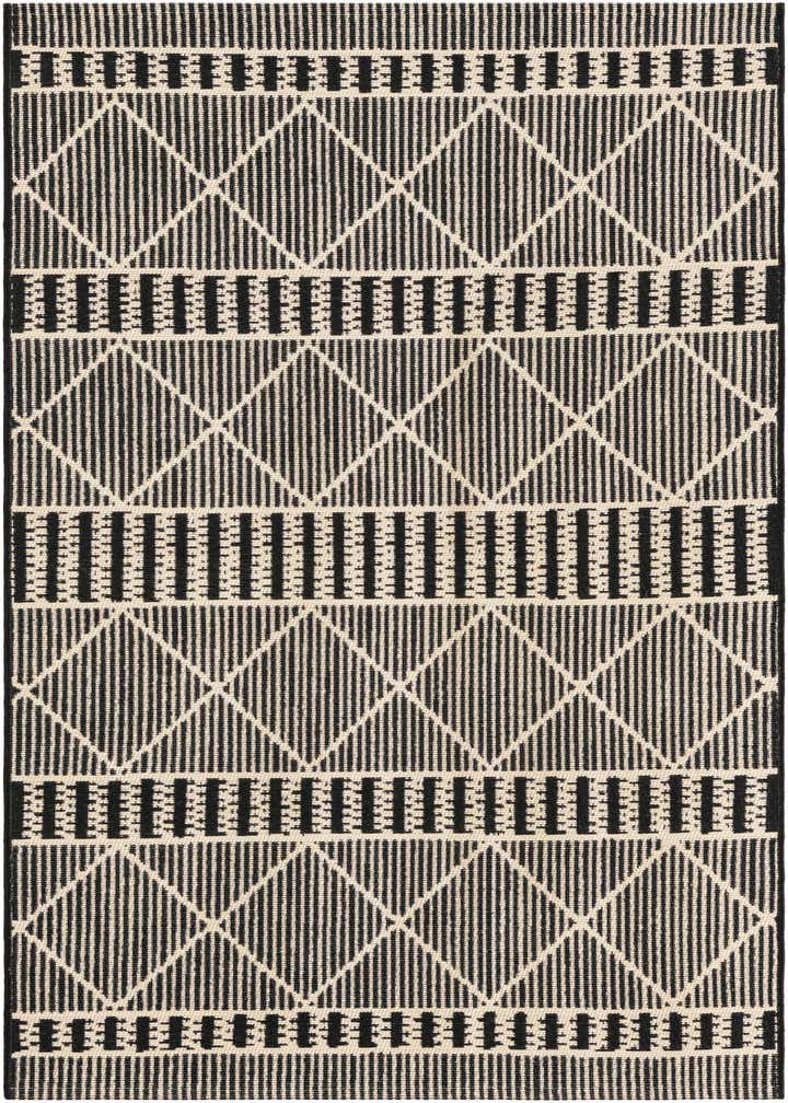 3' 3 x 5' 3 Easy-Clean Trellis Indoor / Outdoor Rug