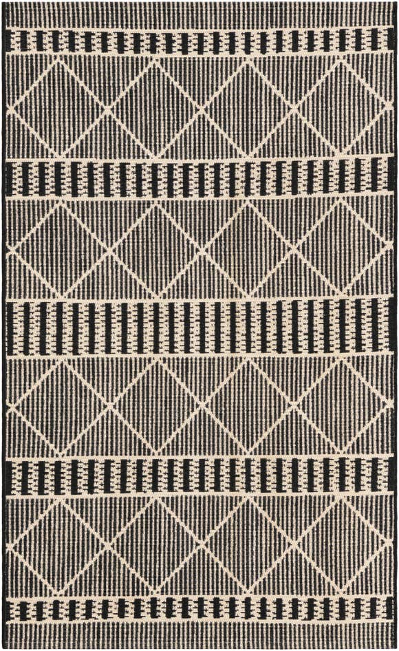 Detail image of 3' 3 x 5' 3 Easy-Clean Trellis Indoor / Outdoor Rug