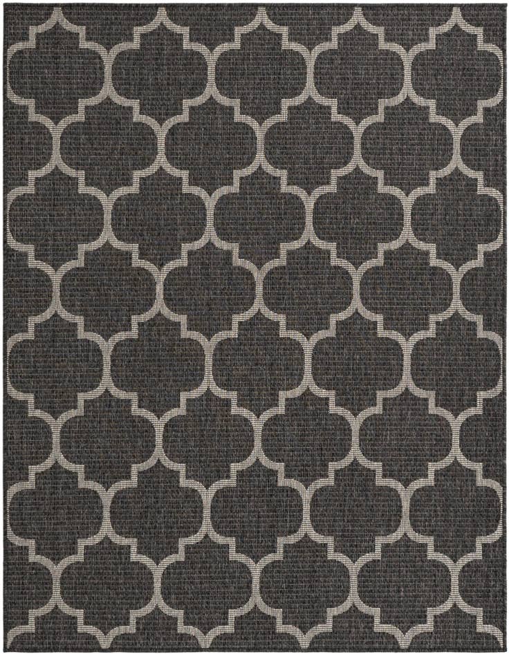 Detail image of 5' 3 x 7' Easy-Clean Trellis Indoor / Outdoor Rug