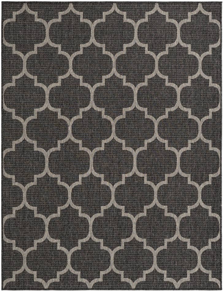 Detail image of 5' 3 x 7' Easy-Clean Trellis Indoor / Outdoor Rug