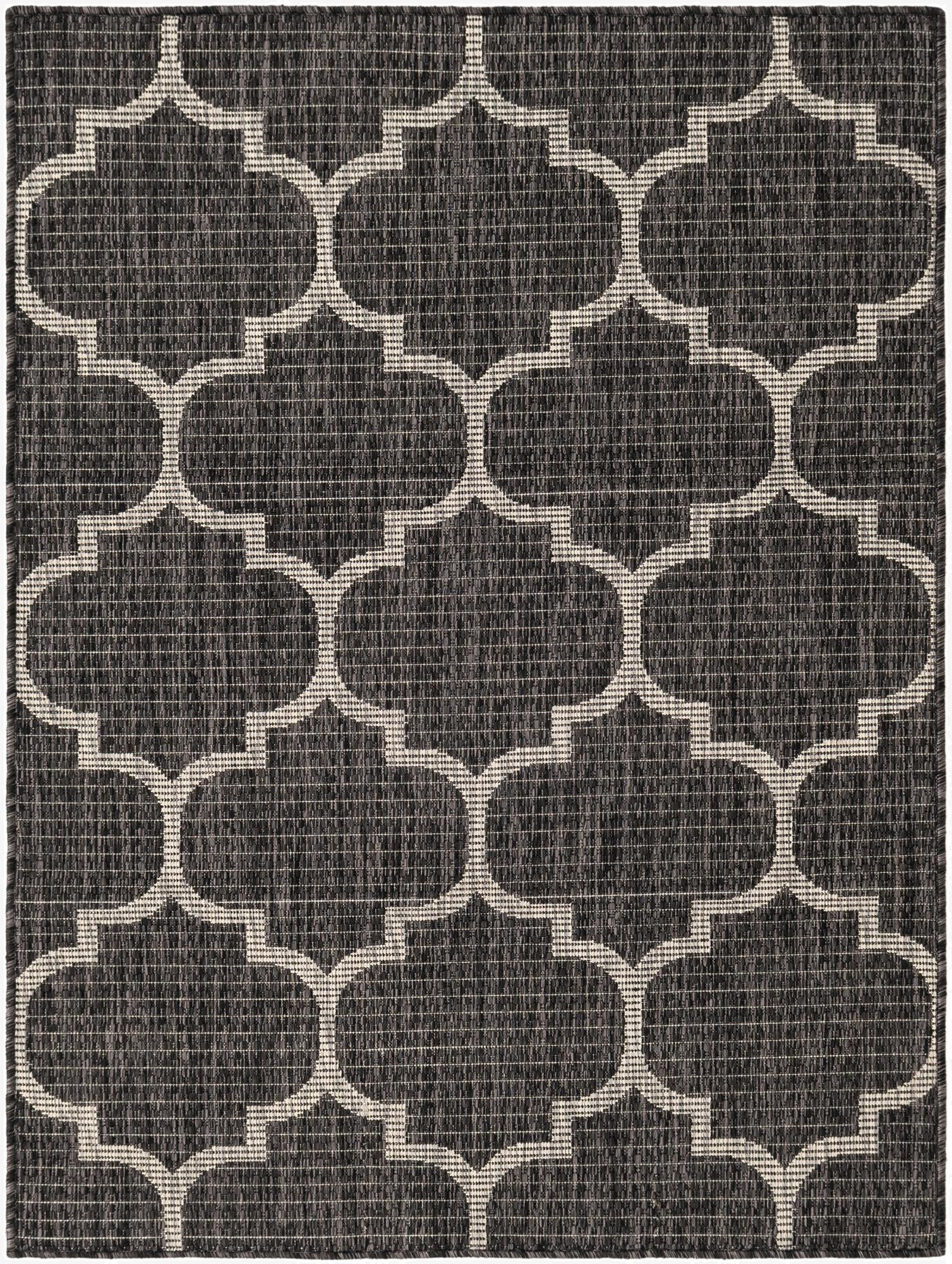 3' x 4'  Washable Trellis Indoor / Outdoor Rug