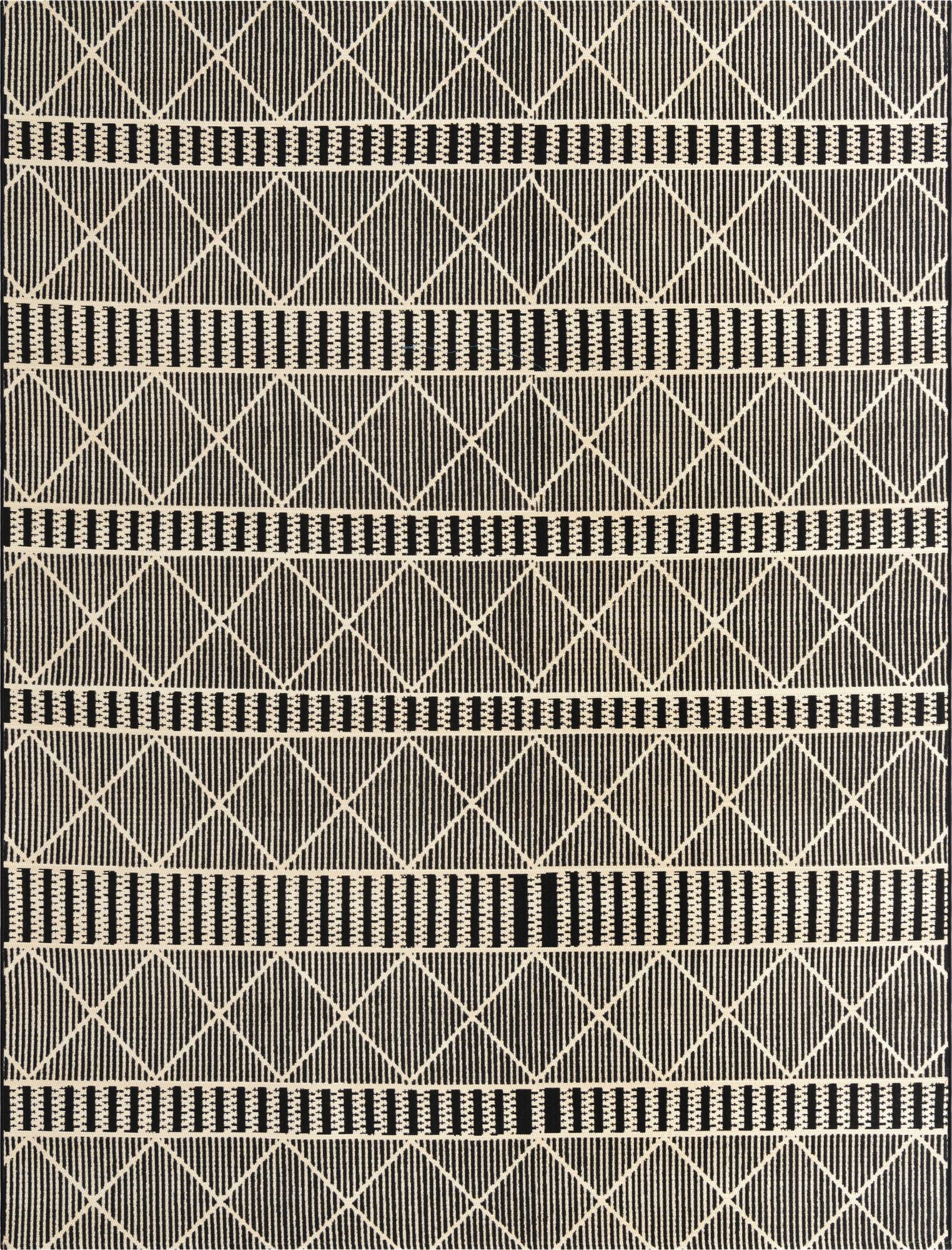 7' 10 x 10'  Washable Trellis Indoor / Outdoor Rug