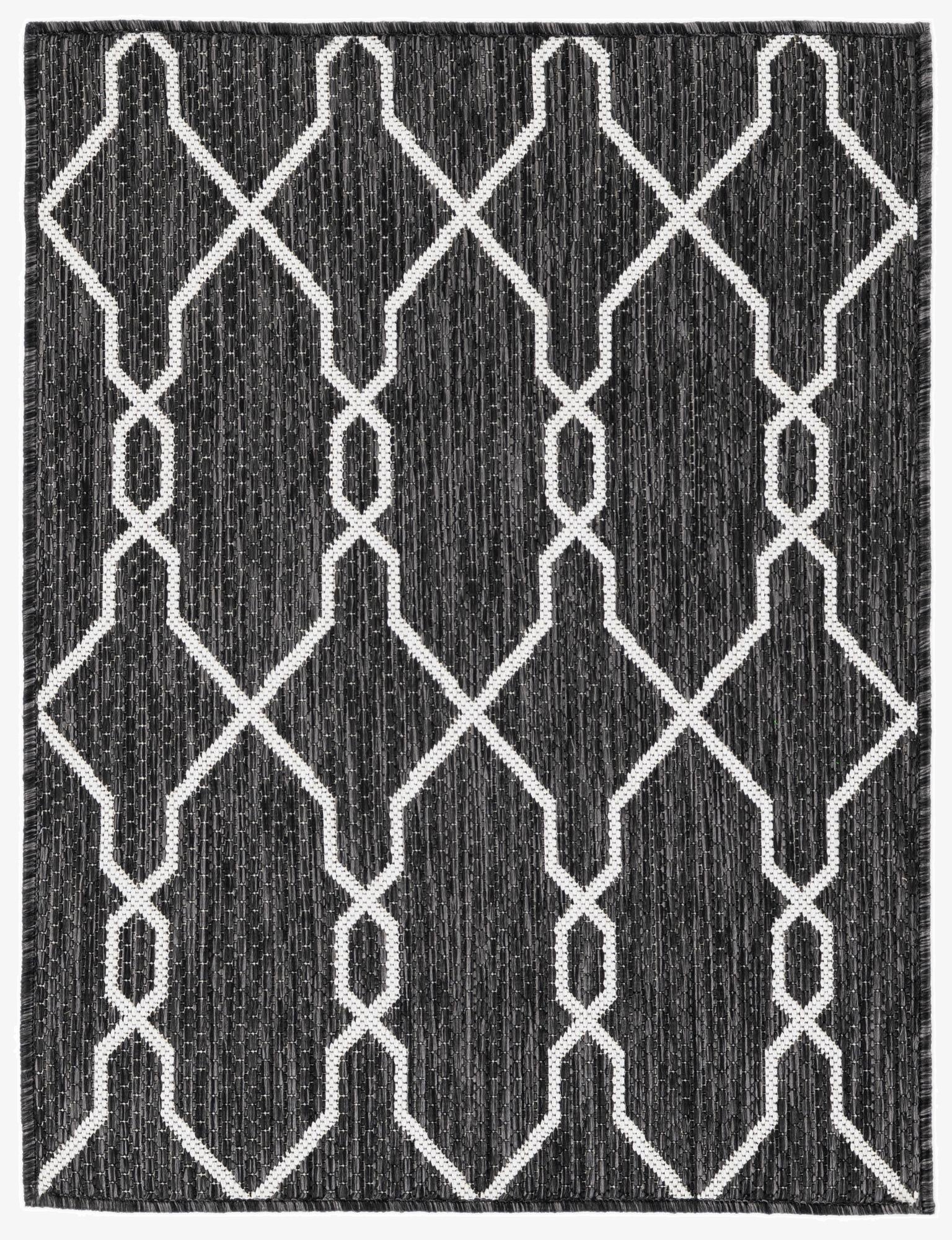 2' 3 x 3'  Washable Trellis Indoor / Outdoor Rug