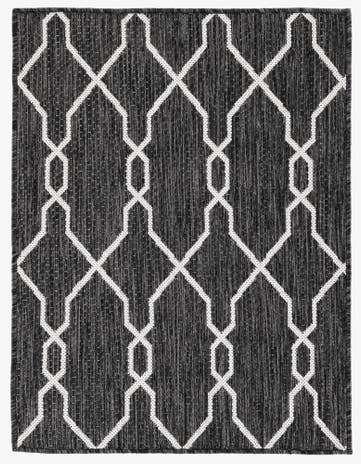 2' 3 x 3' Easy-Clean Trellis Indoor / Outdoor Rug