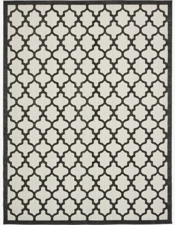 9' x 12' 2 Easy-Clean Trellis Indoor / Outdoor Rug