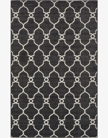 5' x 8' Easy-Clean Trellis Indoor / Outdoor Rug