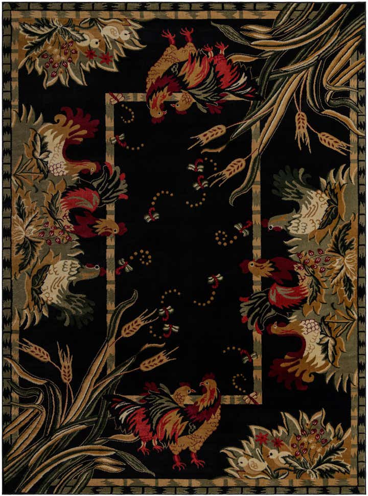 9' x 12' Pastoral Rug
