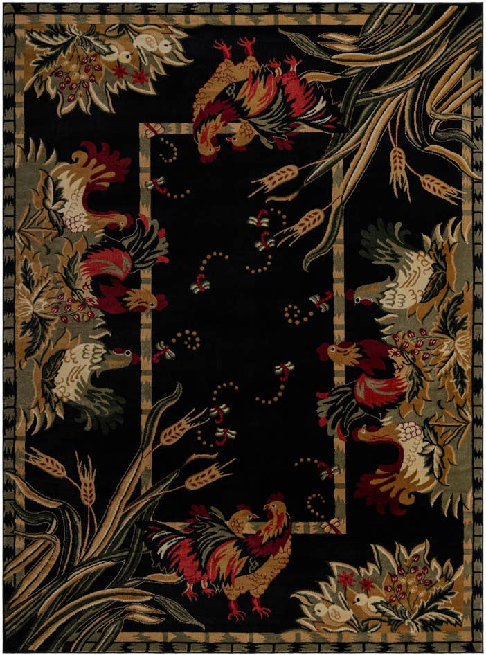 Detail image of 9' x 12' Pastoral Rug