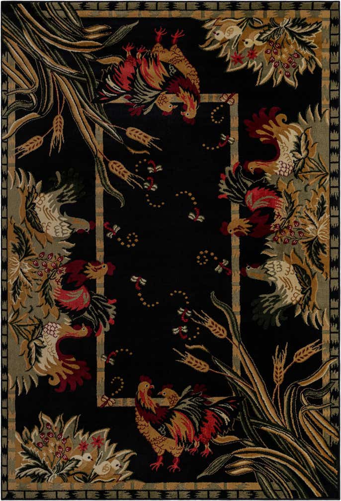 7' x 10' Pastoral Rug