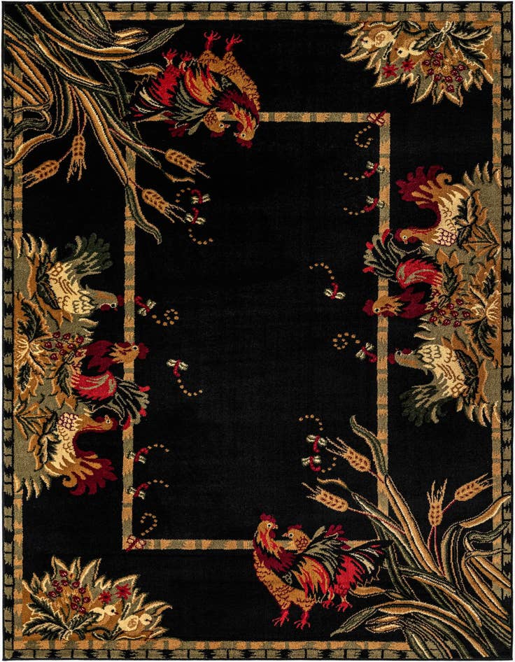 Detail image of 6' x 9' Pastoral Rug