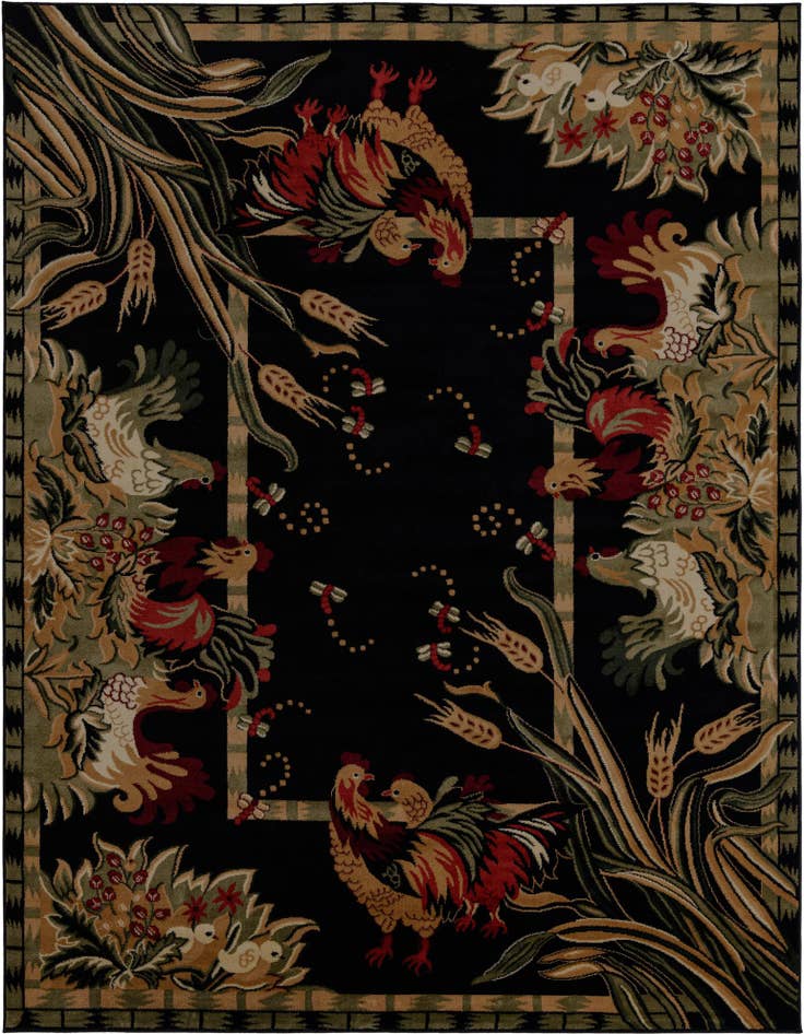 Detail image of 7' 10 x 10' Pastoral Rug