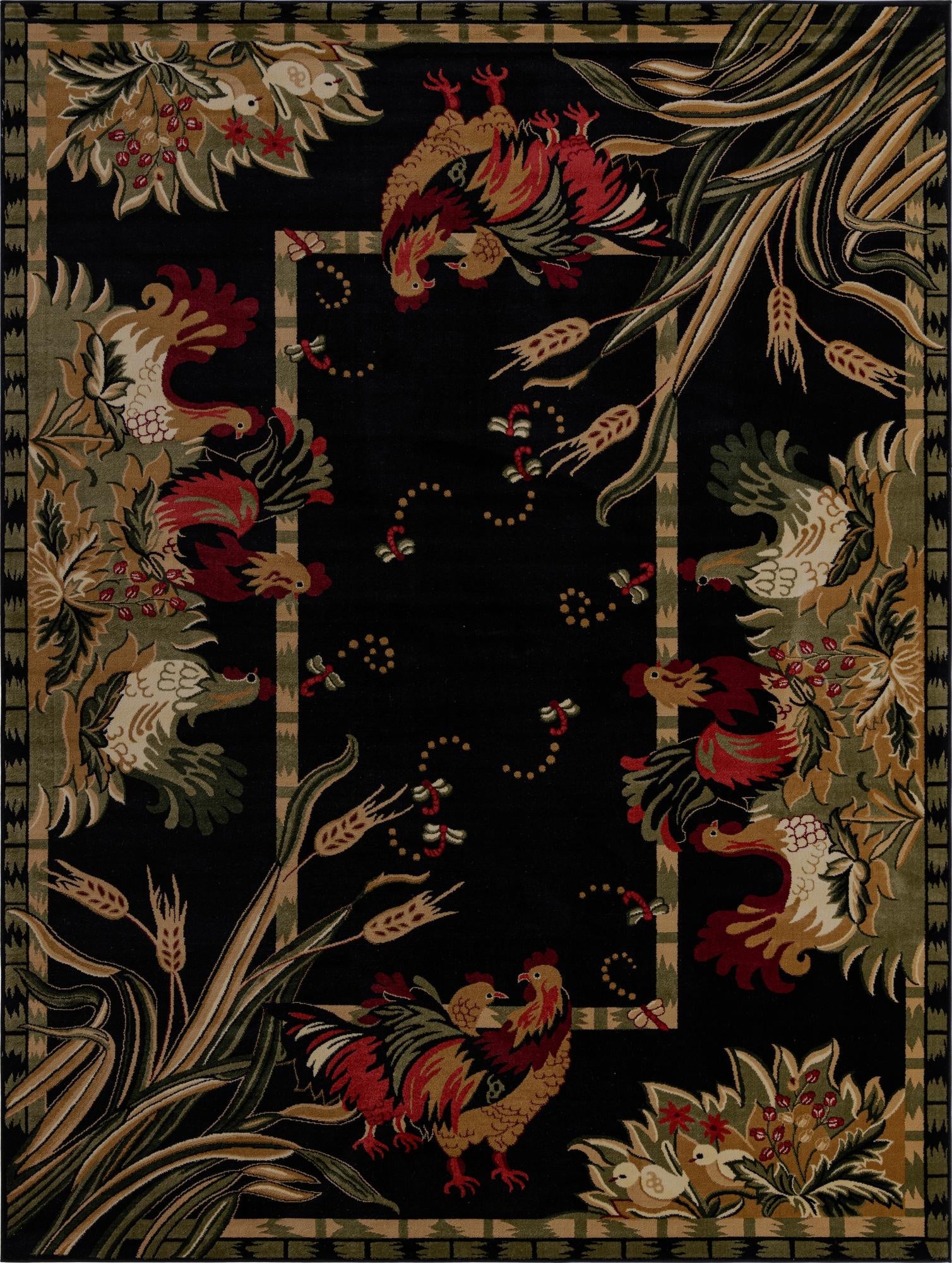 10' x 13' Pastoral Rug