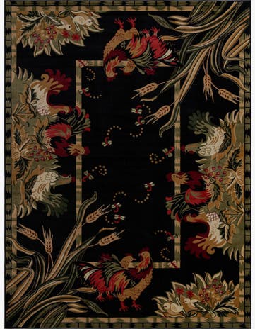10' x 13' Pastoral Rug