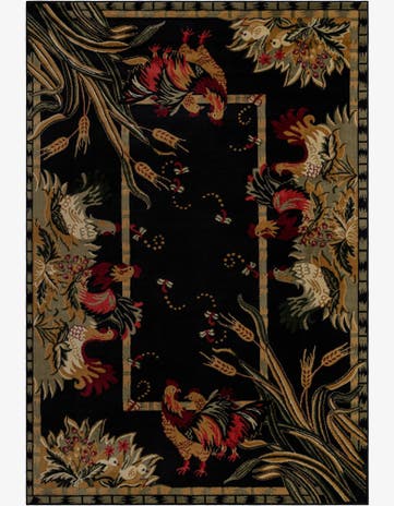 7' x 10' Pastoral Rug
