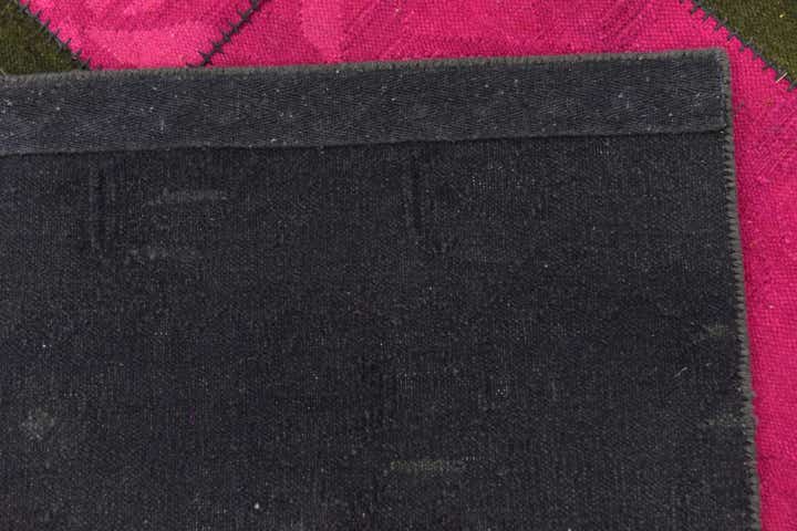 7' 3 x 10' Hand Woven Patchwork Wool Rug