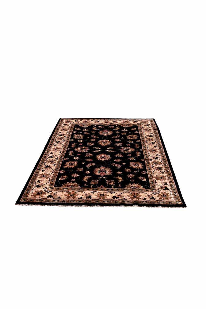 4' 1 x 6' 3 Hand Knotted Pershawar Ziegler Rug
