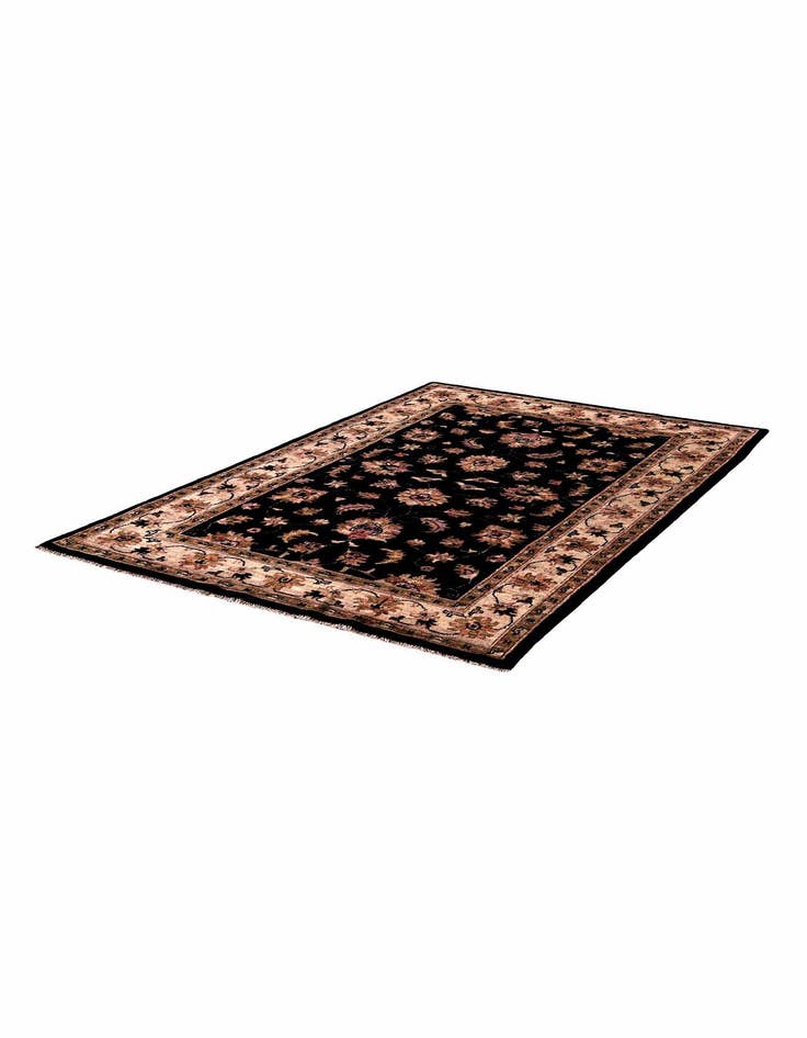 Detail image of 4' 1 x 6' 3 Hand Knotted Pershawar Ziegler Rug