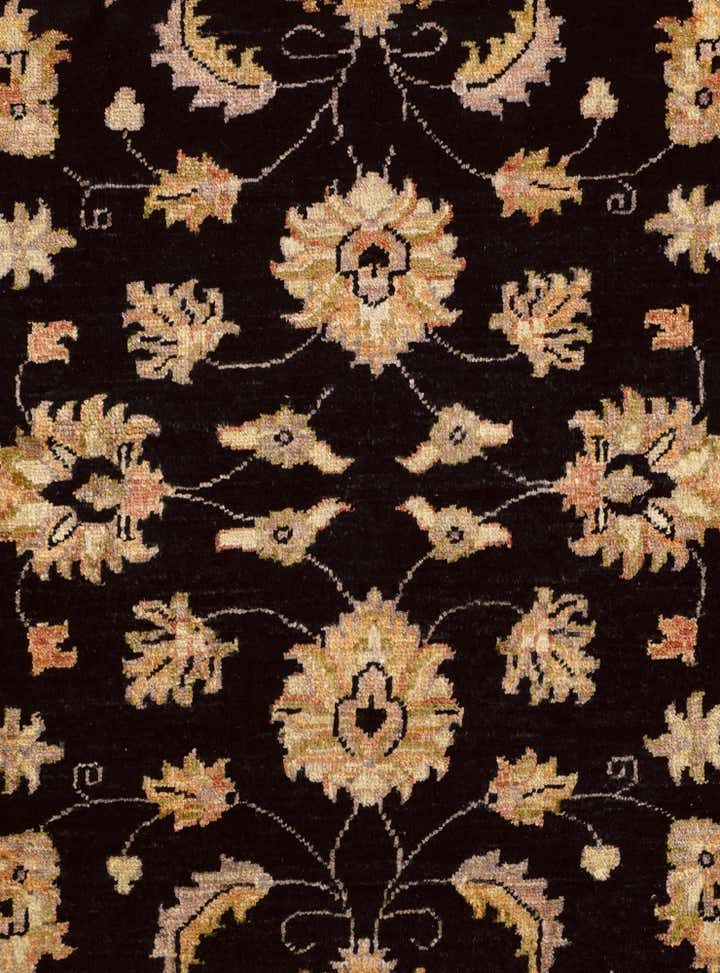 4' 1 x 6' 3 Hand Knotted Pershawar Ziegler Rug
