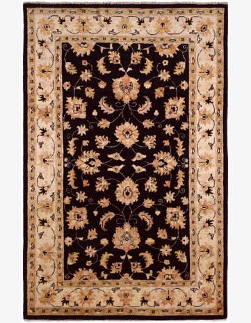 4' 1 x 6' 3 Hand Knotted Pershawar Ziegler Rug