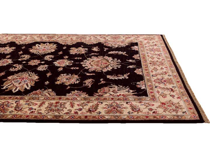 4' 1 x 6' 1 Hand Knotted Pershawar Ziegler Rug