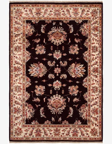 4' 1 x 6' 1 Hand Knotted Pershawar Ziegler Rug