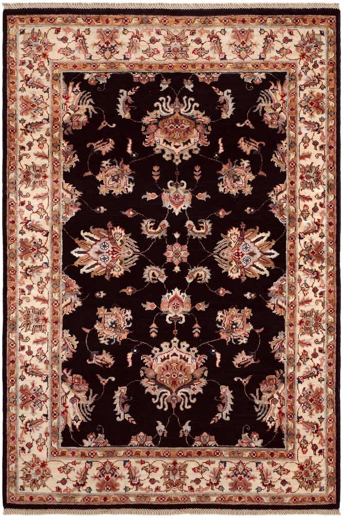 4' 1 x 6' 1 Hand Knotted Pershawar Ziegler Rug
