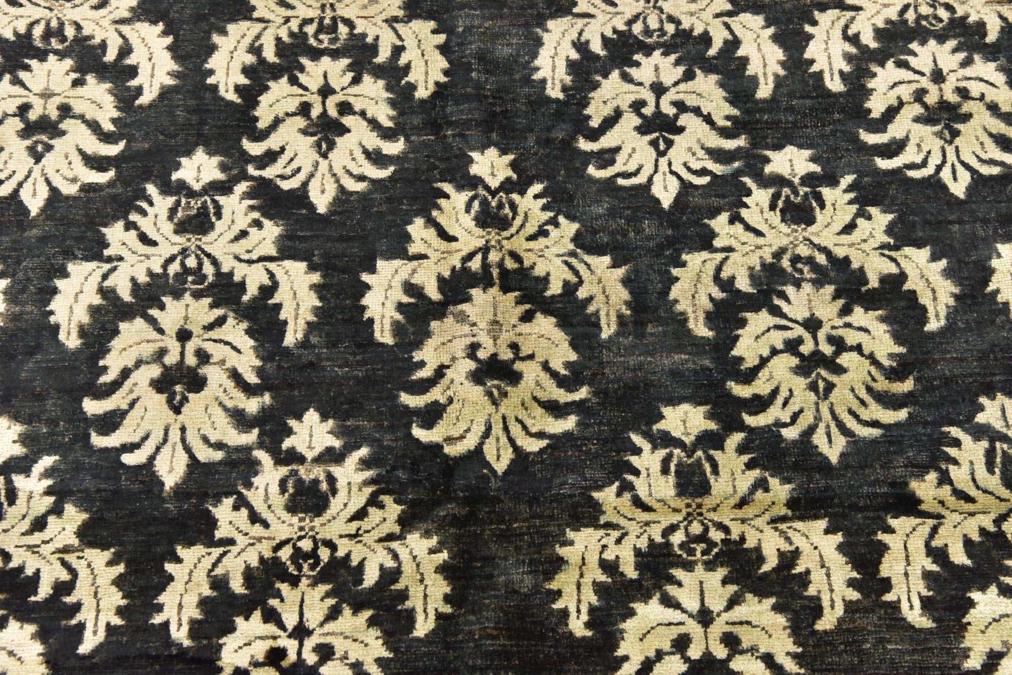 5' x 6' 4 Hand Knotted Peshawar Ziegler Oriental Rug