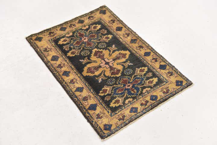 2' x 2' 10 Hand Knotted Peshawar Ziegler Rug