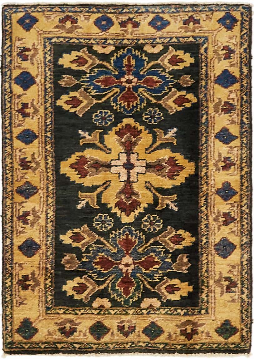 2' x 2' 10 Hand Knotted Peshawar Ziegler Rug