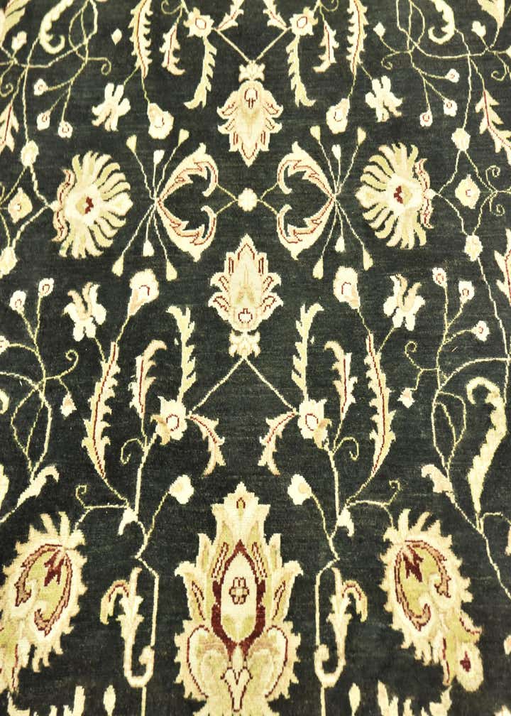 6' 7 x 10' Hand Knotted Peshawar Ziegler Rug