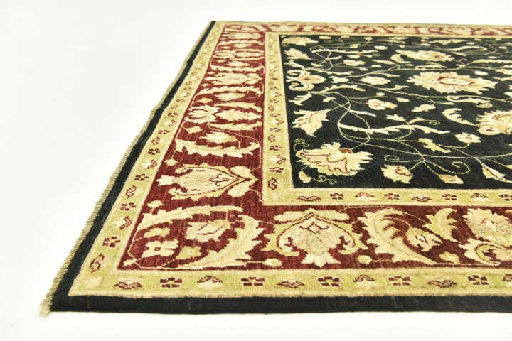 6' 7 x 10' Hand Knotted Peshawar Ziegler Rug