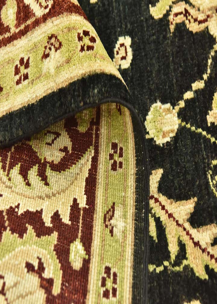 6' 7 x 10' Hand Knotted Peshawar Ziegler Rug