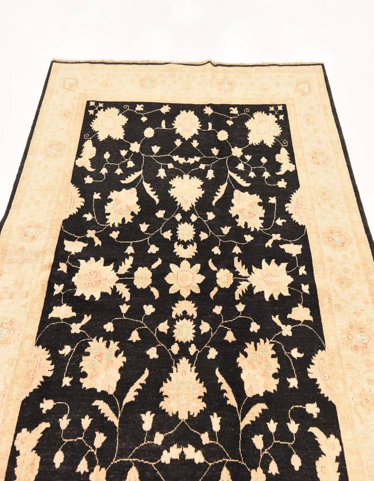 Detail image of 5' 9 x 7' 10  Hand Knotted Peshawar Ziegler Rug