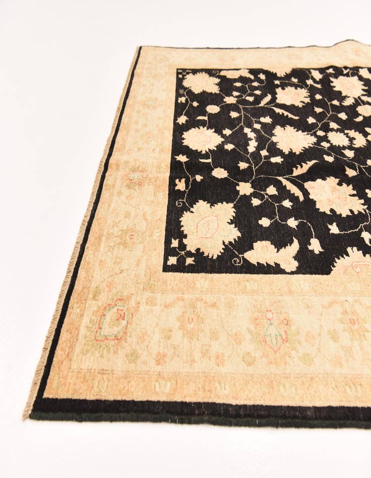 Detail image of 5' 9 x 7' 10  Hand Knotted Peshawar Ziegler Rug