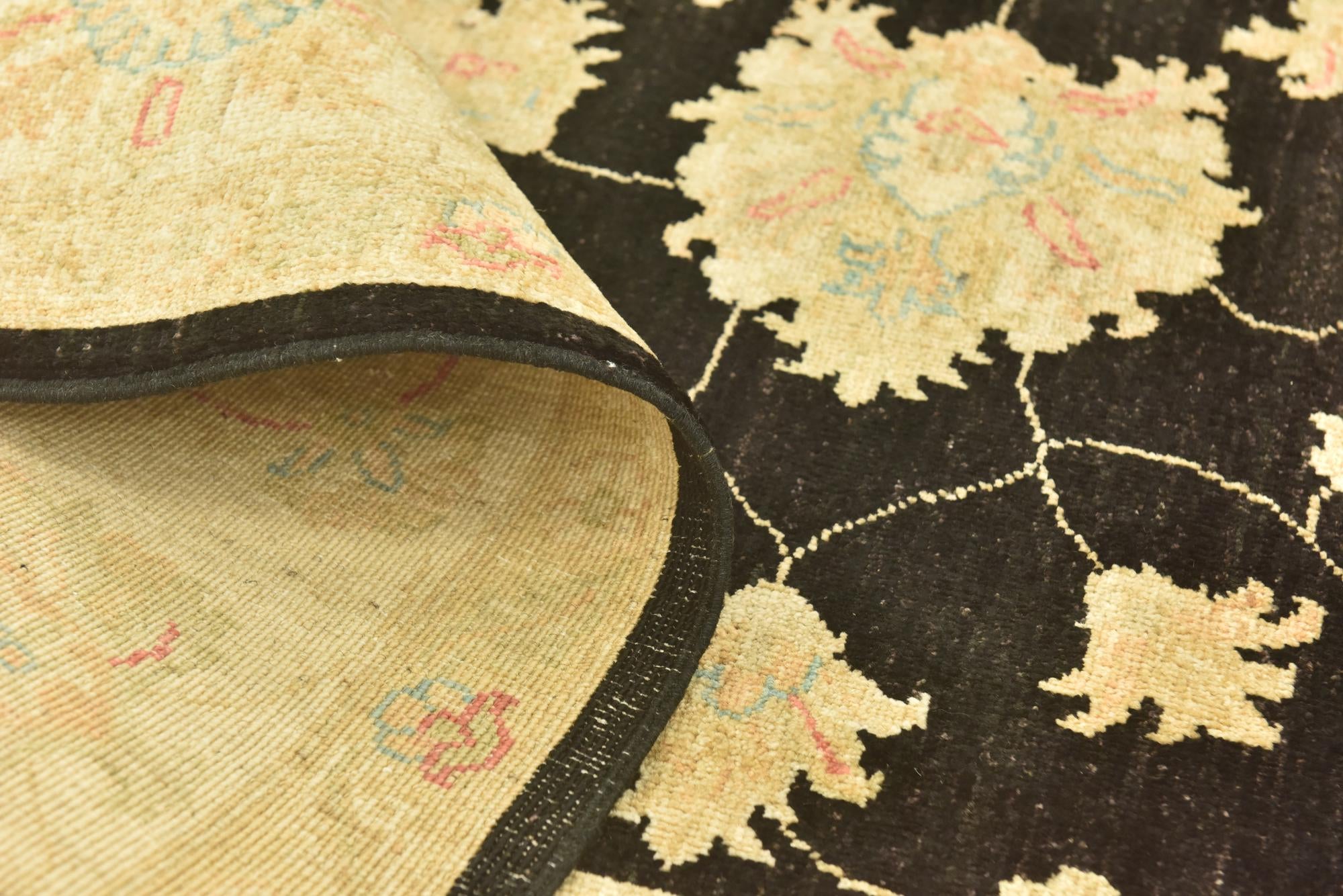 6' 7 x 9' 7 Hand Knotted Peshawar Ziegler Rug