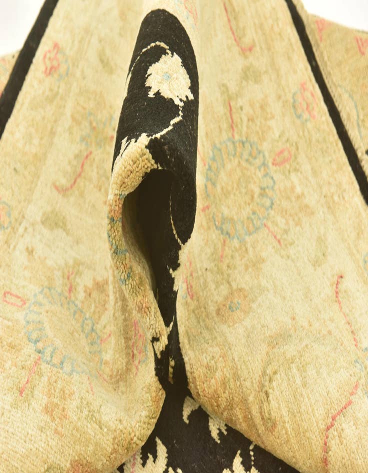 Detail image of 6' 7 x 9' 7  Hand Knotted Peshawar Ziegler Rug