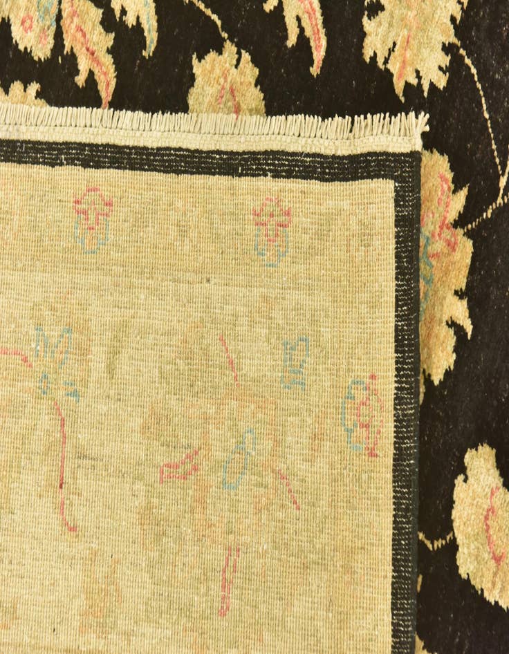 Detail image of 6' 7 x 9' 7  Hand Knotted Peshawar Ziegler Rug