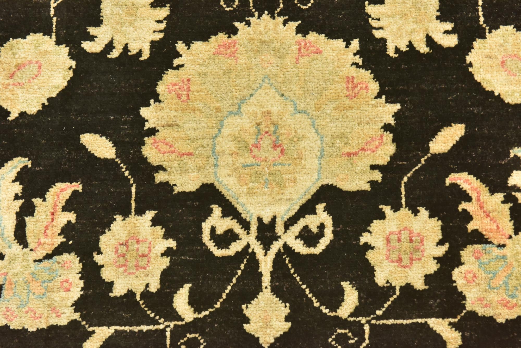 6' 7 x 9' 7 Hand Knotted Peshawar Ziegler Rug