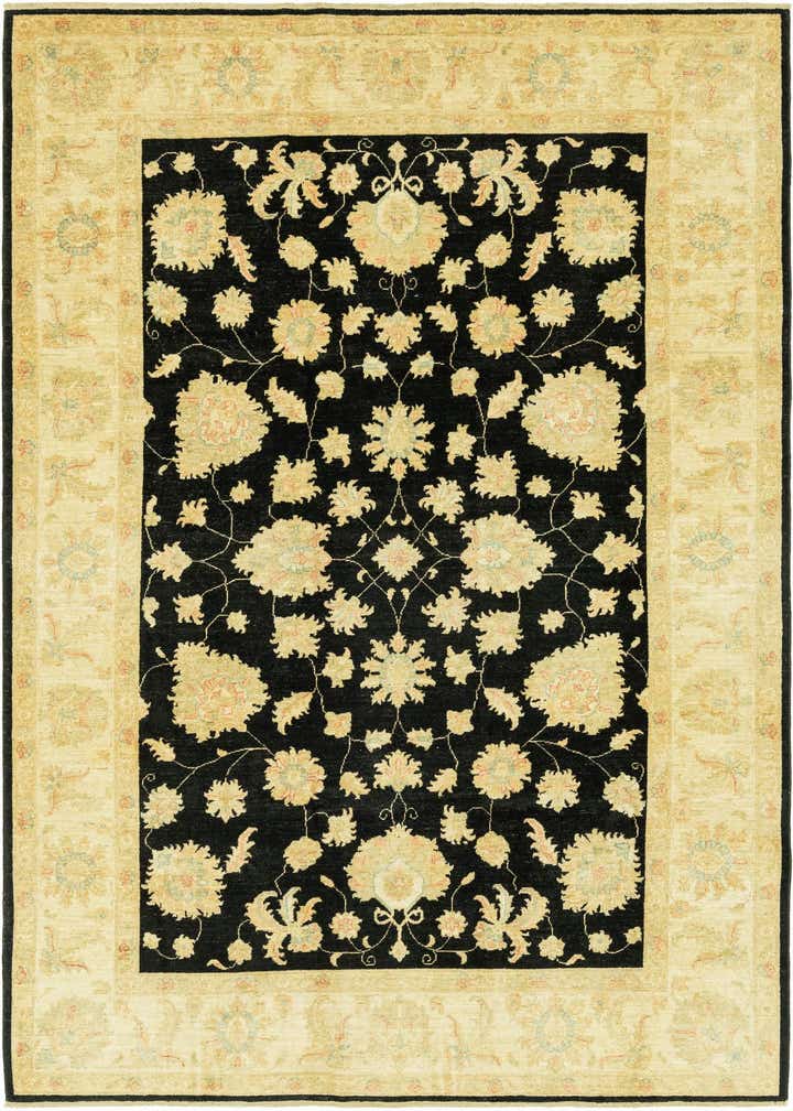 6' 7 x 9' 7 Hand Knotted Peshawar Ziegler Rug