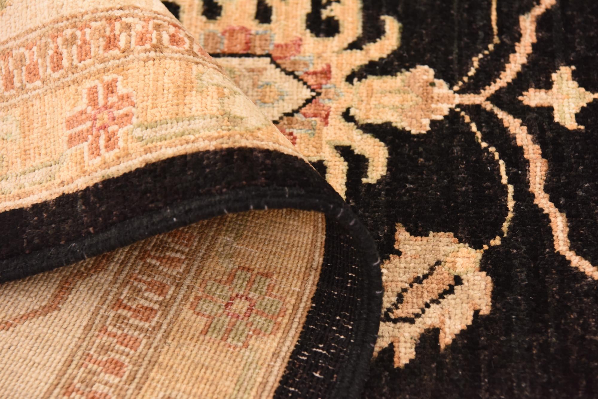 8' 11 x 12' 7 Hand Knotted Peshawar Ziegler Rug
